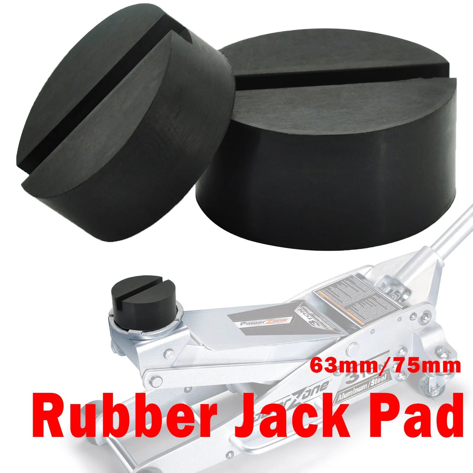 Podnośnik samochodowy Jack podkładki gumowe czarny Auto szczelinowy stojak podłogowy rama szyna Adapter do VW BMW Audi Benz Skoda Ford Toyota Nissan Fiat