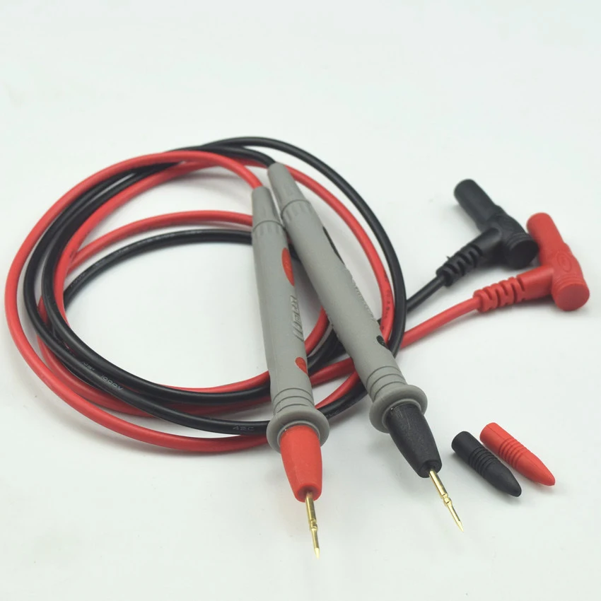 1 Pair 1000V 20A Tester Pen Banana Plug Wire Cable Probe Thin Needle Test Probes Leads Pin for Digital Multimeters Meter