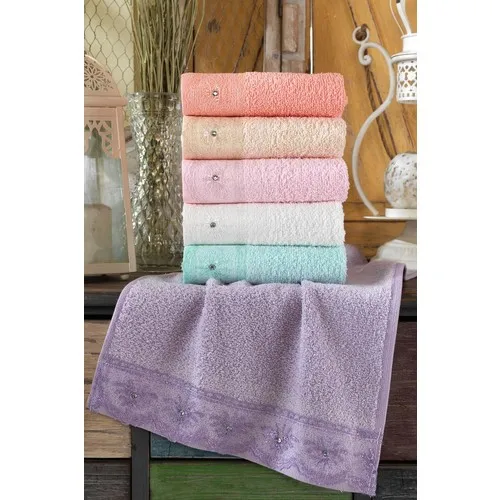 Riva Premium Lacy Laced 6 Pieces Towel Set