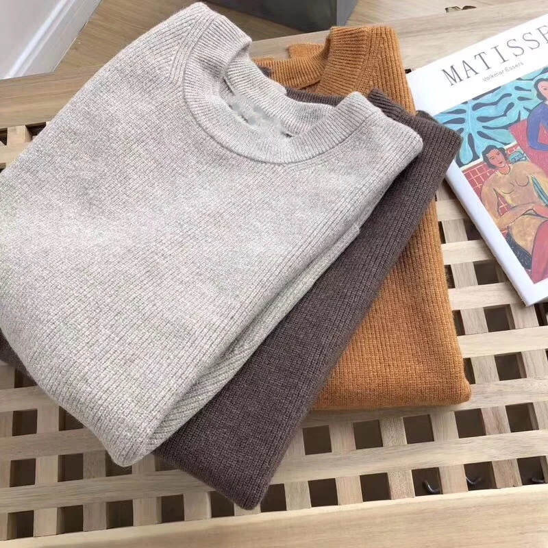 Women\'s Loose Knitted Cashmere Vest, Female Sleeveless Sweater, Round Neck, Monochromatic, Comfortable, Soft, New Product, Hot