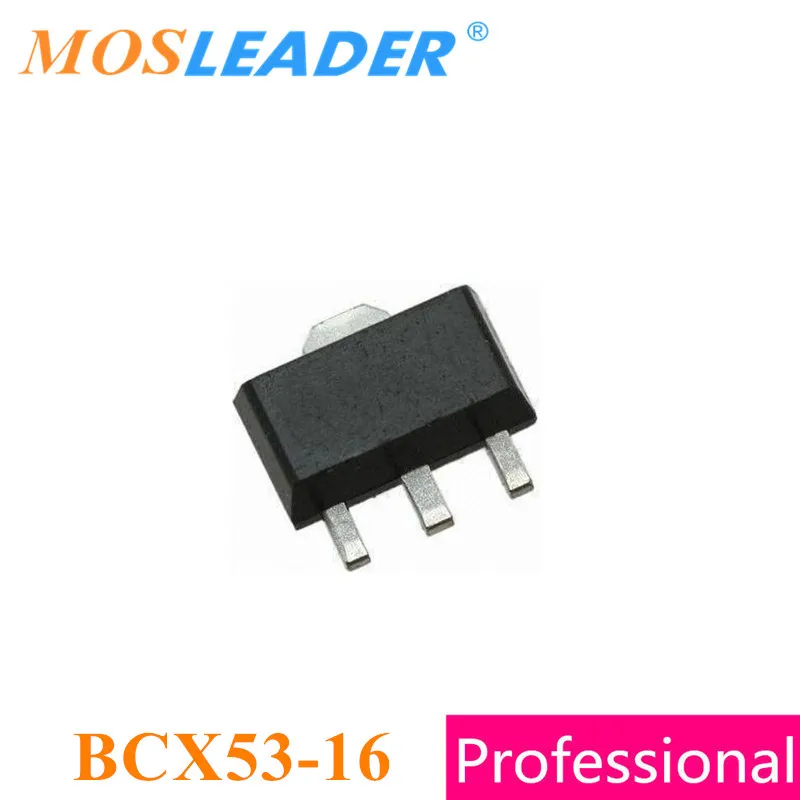 Mosleader BCX53-16 AL SOT89 1000PCS BCX53 Made in China 1A 40V 80V PNP Transistors High quality