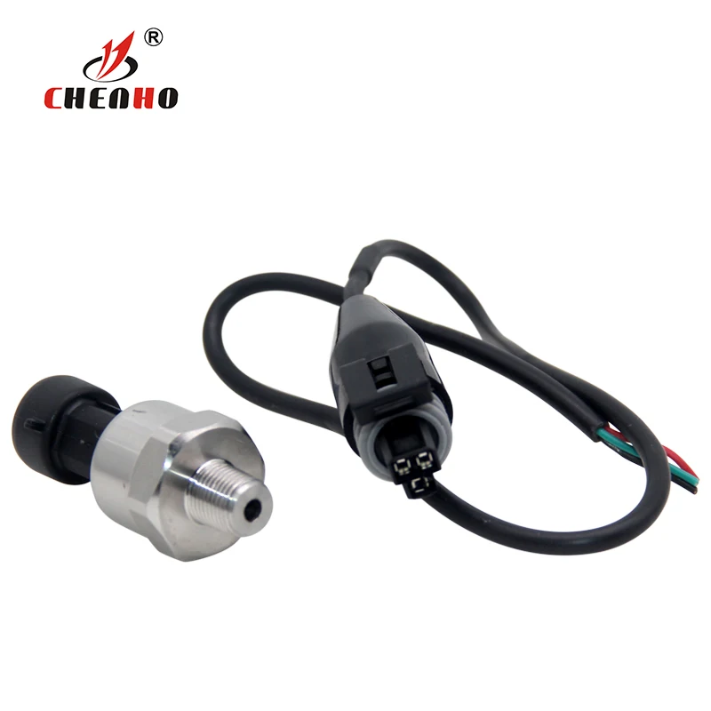 UNIVERSAL 5V 1/8 NPT PRESSURE TRANSDUCER SENDER 30/100/150/200/300/500/1000 PSI OIL FUEL AIR WATER W/ CONNECTOR