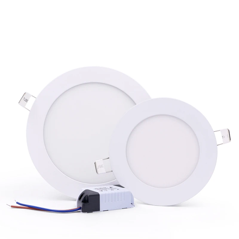 Oświetlenie panelowe LED Ultra cienka lampa typu Downlight 3W 4W 6W 9W 12W 15W 18W 24W oprawa led wpuszczana W sufit downlight slim z okrągłym