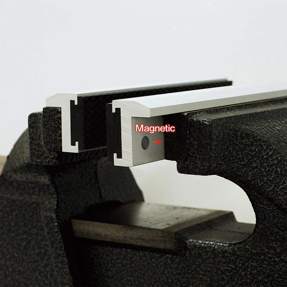 Vise Jaws with Strong Magnetic Universal Soft Vice Jaws Pads Covers Multi-Purpose Protector for Any Metal Vice 2PC