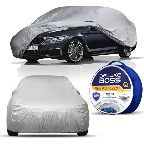 Deluxe Boss Bmw 5 Series Sedan Custom fit Car Tarpaulin-10X Ultra Protection