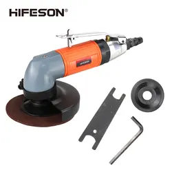HIFESON Powerful Industrial-grade Multifunctional 4191 Pneumatic 4-inch Angle Grinder 100mm Powerful Grinder for Polishing