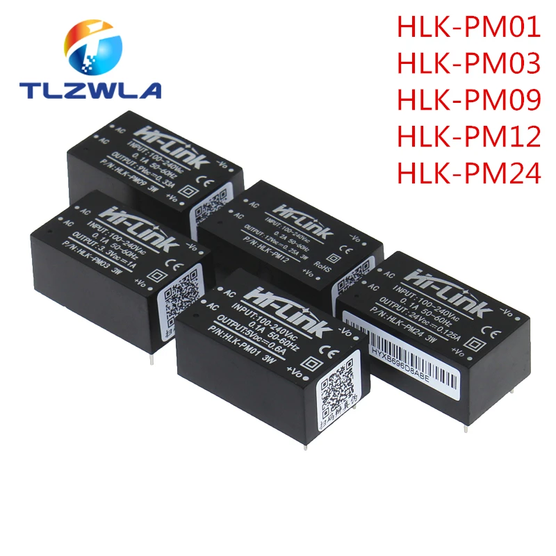HLK-PM01 03/09/12/24 HLK-2M05 HLK-5M03 HLK-10M12 20M24AC-DC 220V إلى 5V/3.3V/12V ذكي المنزلية التبديل إمدادات الطاقة وحدة