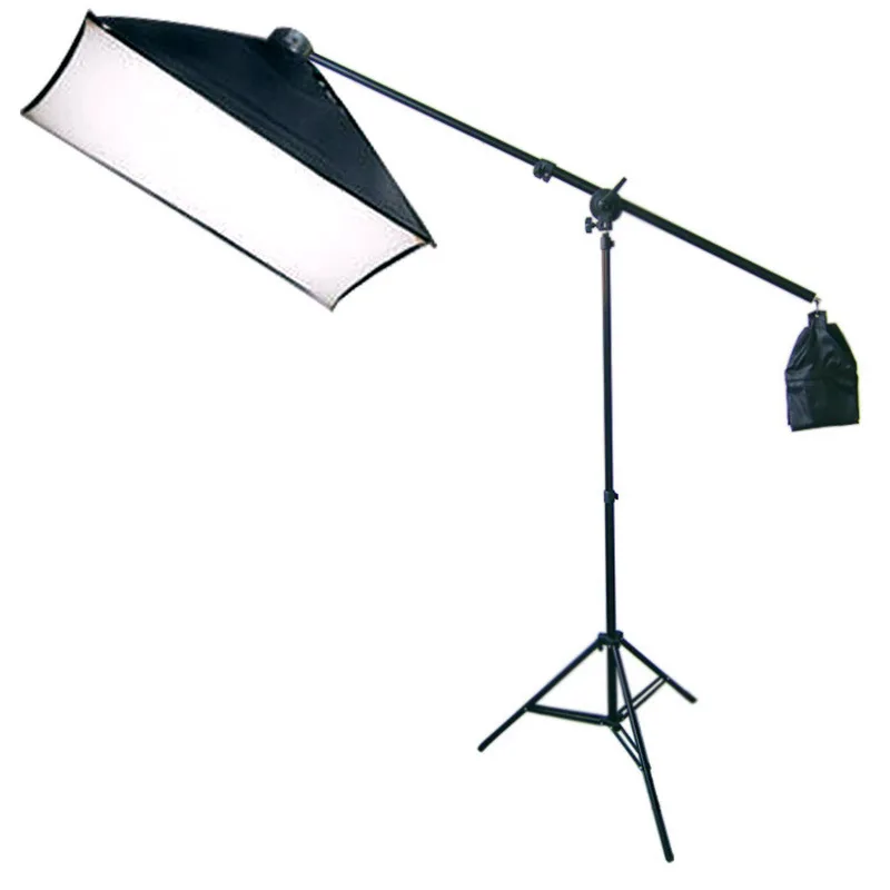 

Photography Studio Lighting Kit Softbox with Bulb Socket & Boom Arm Stand Hair Light photography accessories backdrop stand