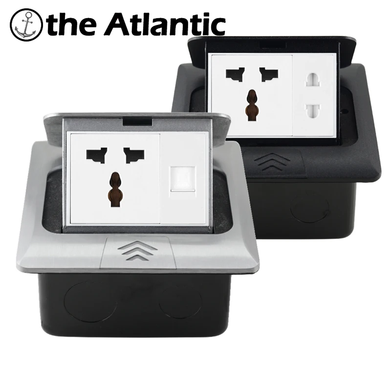 13A אוניברסלי שקע חשמל שקע מוקפץ רצפת שקע USB סוג C HDMI טלוויזיה RJ45 3Pin כוח שקע תקע רצפת כוח תיבה לשקע