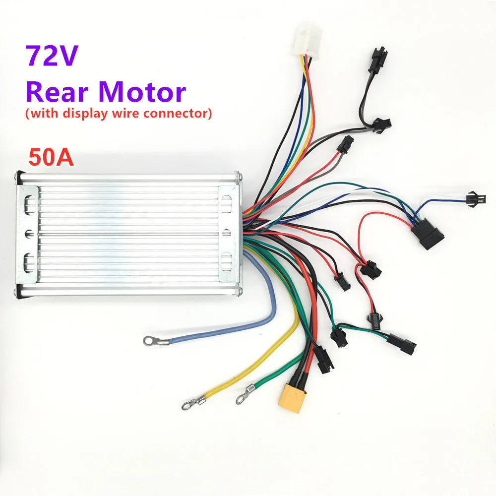 ZB 60V 72V 45A 50A Controller per doppio motore 6000w 7000W e scooter Display acceleratore PCB scheda madre scheda madre