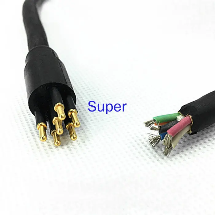 Watertight Pressure-resistant Connector Small 6-pin Male Plug Cable MCIL6M Deep-sea Waterproof Connector Underwater Socket