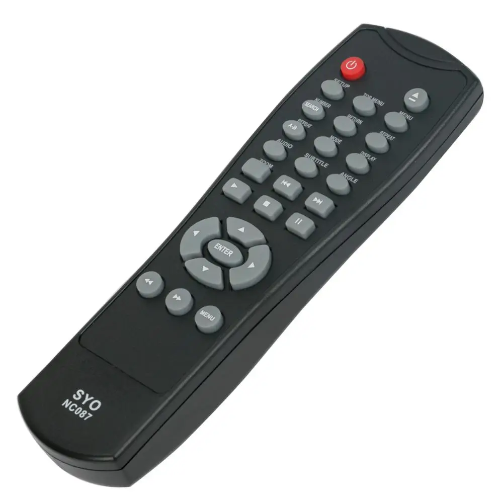 New NC087 NC087UH Replaced Remote Control fit for Sanyo DVD Player FWDP175F FWDP105F FWDP105FA