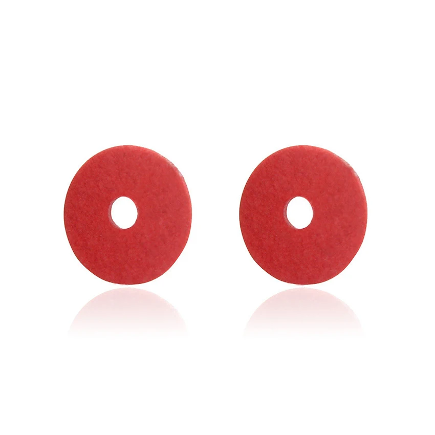 Red Steel Paper Washer Assortment Set, Sealing Washers Kit, Insulating Washer Gasket, 6 Sizes, M2, M2.5, M3, M4, M5, M6, 500 PCS
