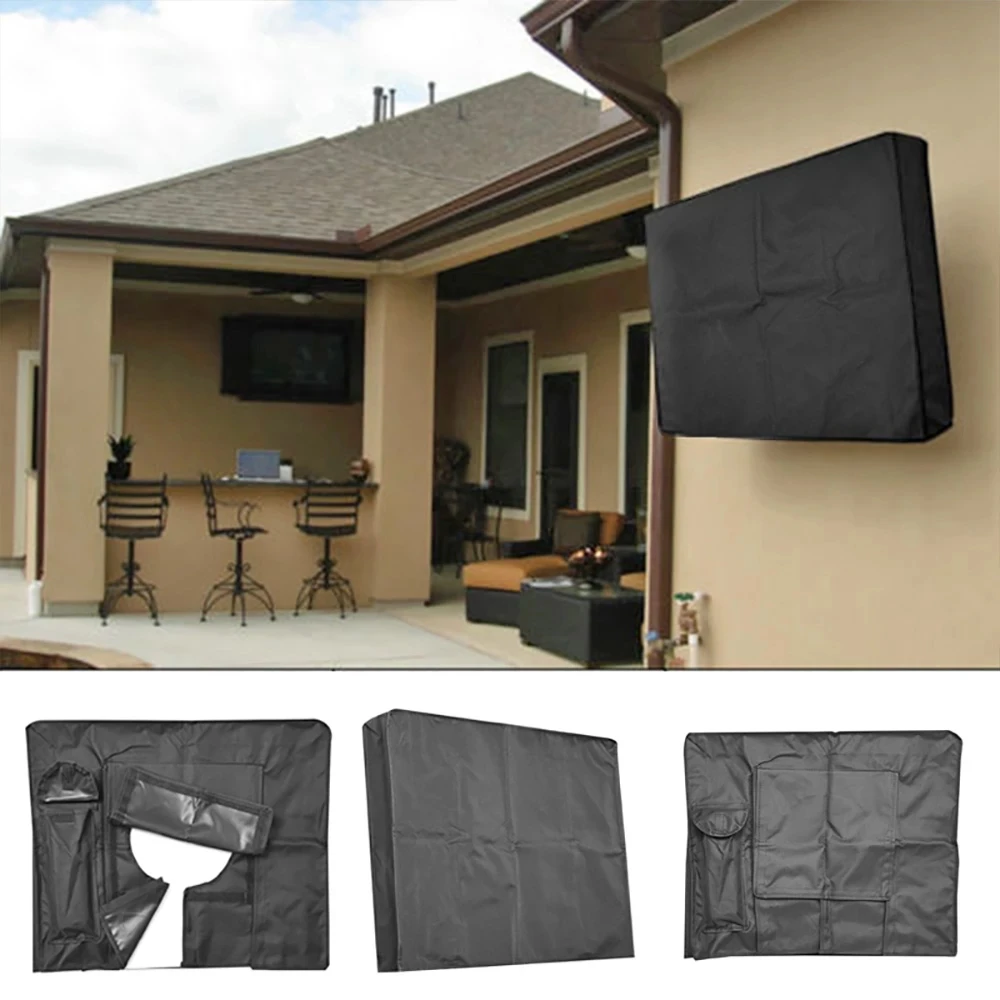 Weatherproof Dust-proof Outdoor TV Cover Beige 32\