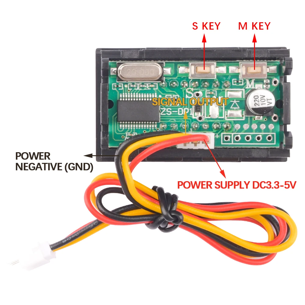 Speedometer Brushless Motor Tachometer Speed Sensor Digital Frequency Meter Digital Meter