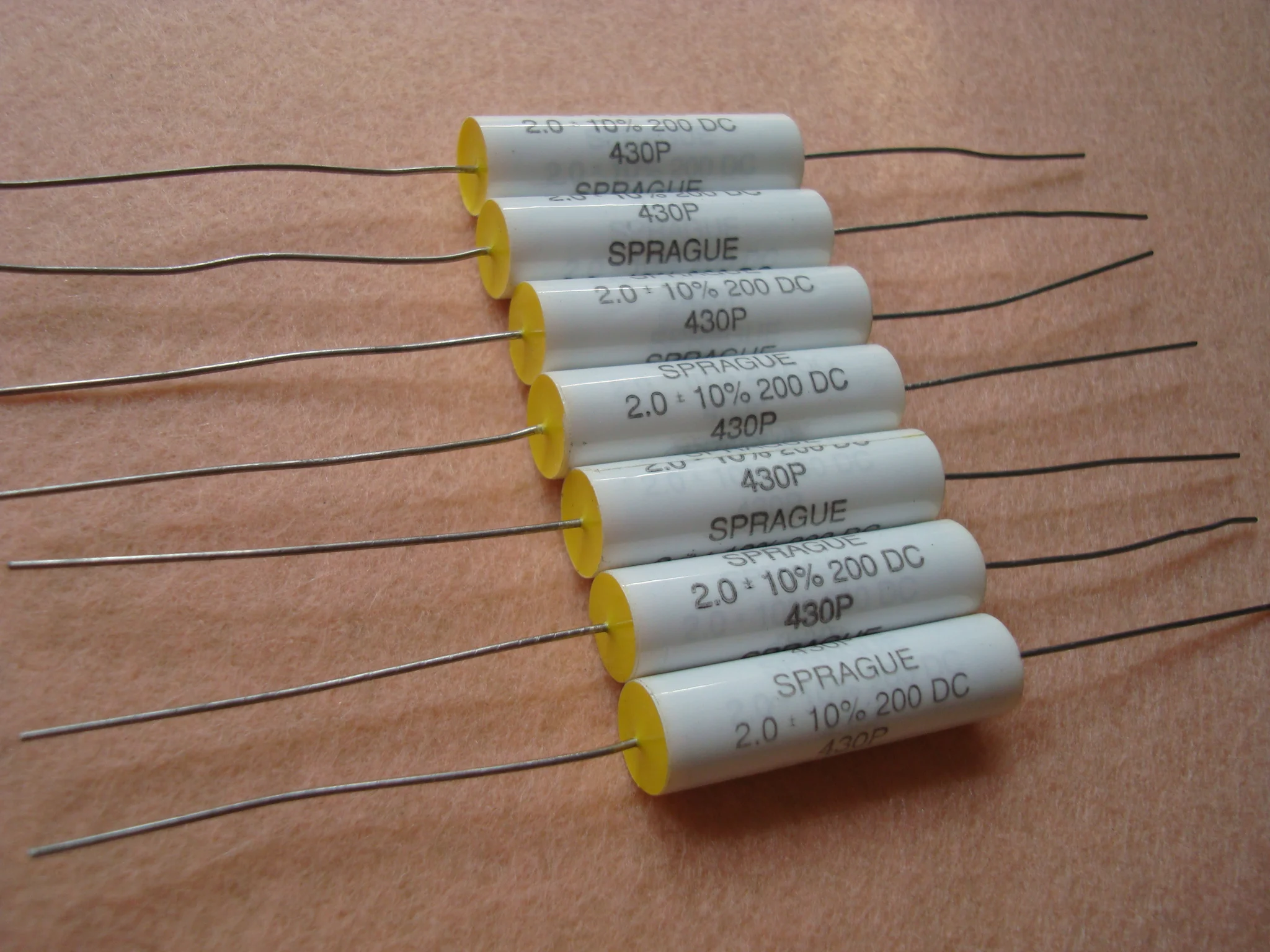 1pcs/1lot US SPRAGUE Sibi 430P 200V 2UF generation 2.2UF antique frequency divider HI-FI capacitor infinite capacitor