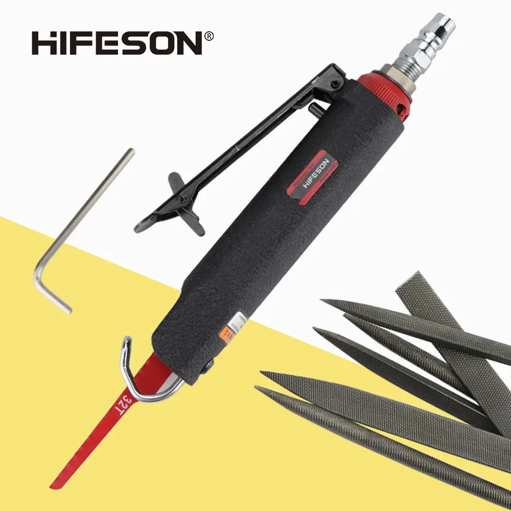 HIFESON 2-in-1 Reciprocating  Saw and Air Files Kit Pneumatic Air File  Reciprocating File Polishing Tools File Polisher  510