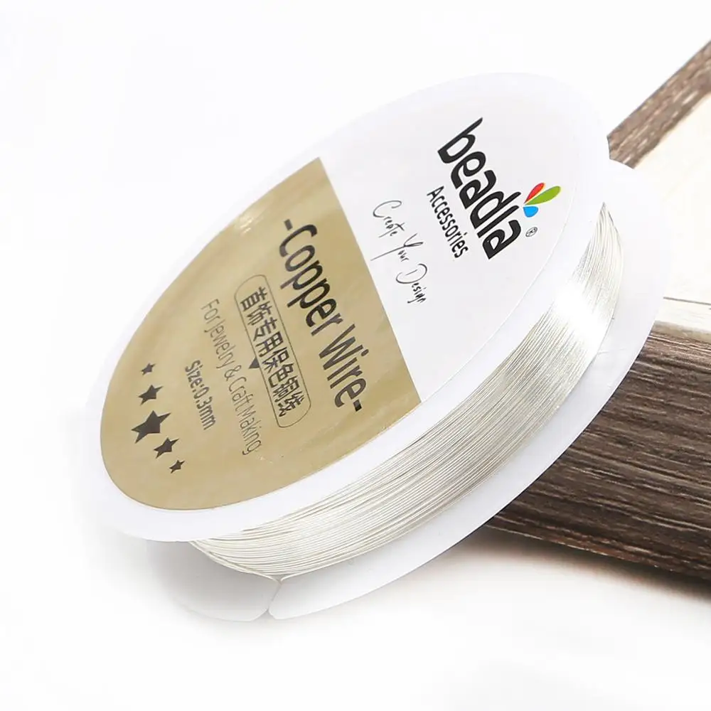 KC Gold/Silver/Copper Beading Wire for Craft Making