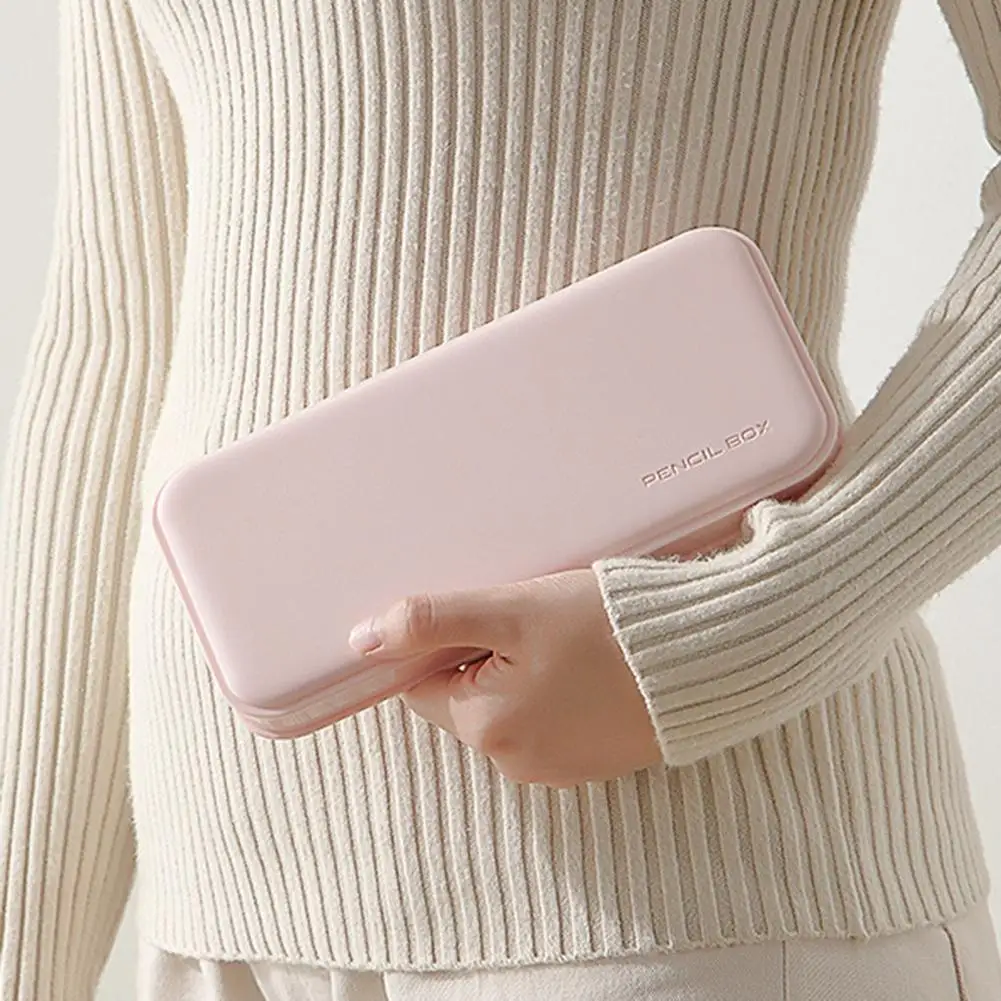 Pencil Case Multi-functional Large Capacity High Quality PP Simple Stationery Storage Case for Student