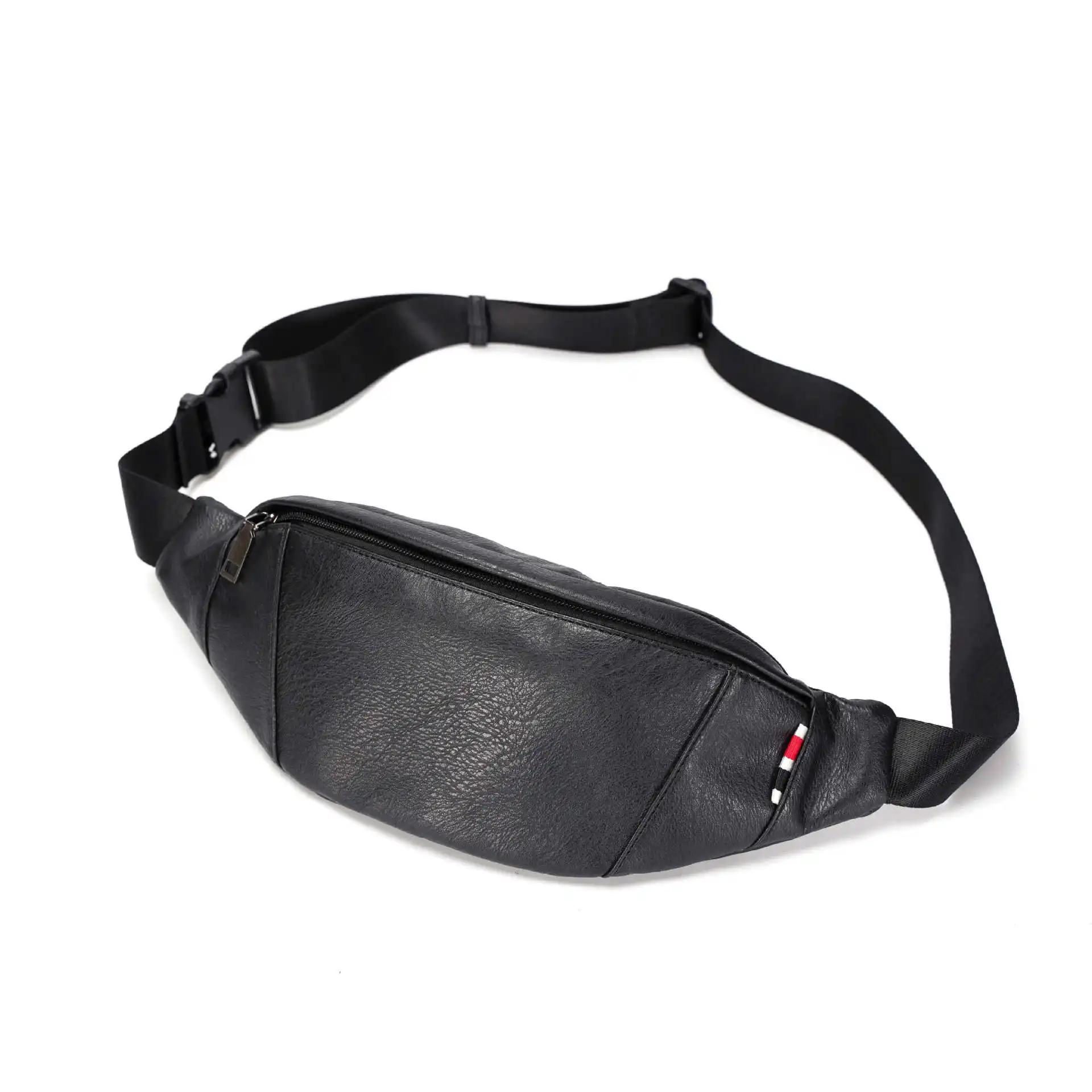 

GUMST High-quality Pu Leather Waist Bag Men Money Phone Fanny Pack Vintage Men's Waist Belt Bag Small Travel Waist Packs