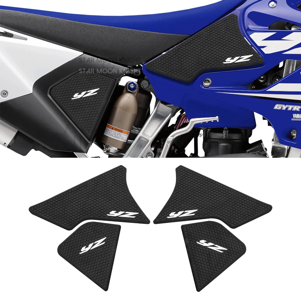 

Для YAMAHA YZ125R YZ 125 R YZ250R YZ 250 R TWO STOKE 2020-Нескользящие боковые наклейки на топливный бак, водонепроницаемая прокладка, резиновая наклейка