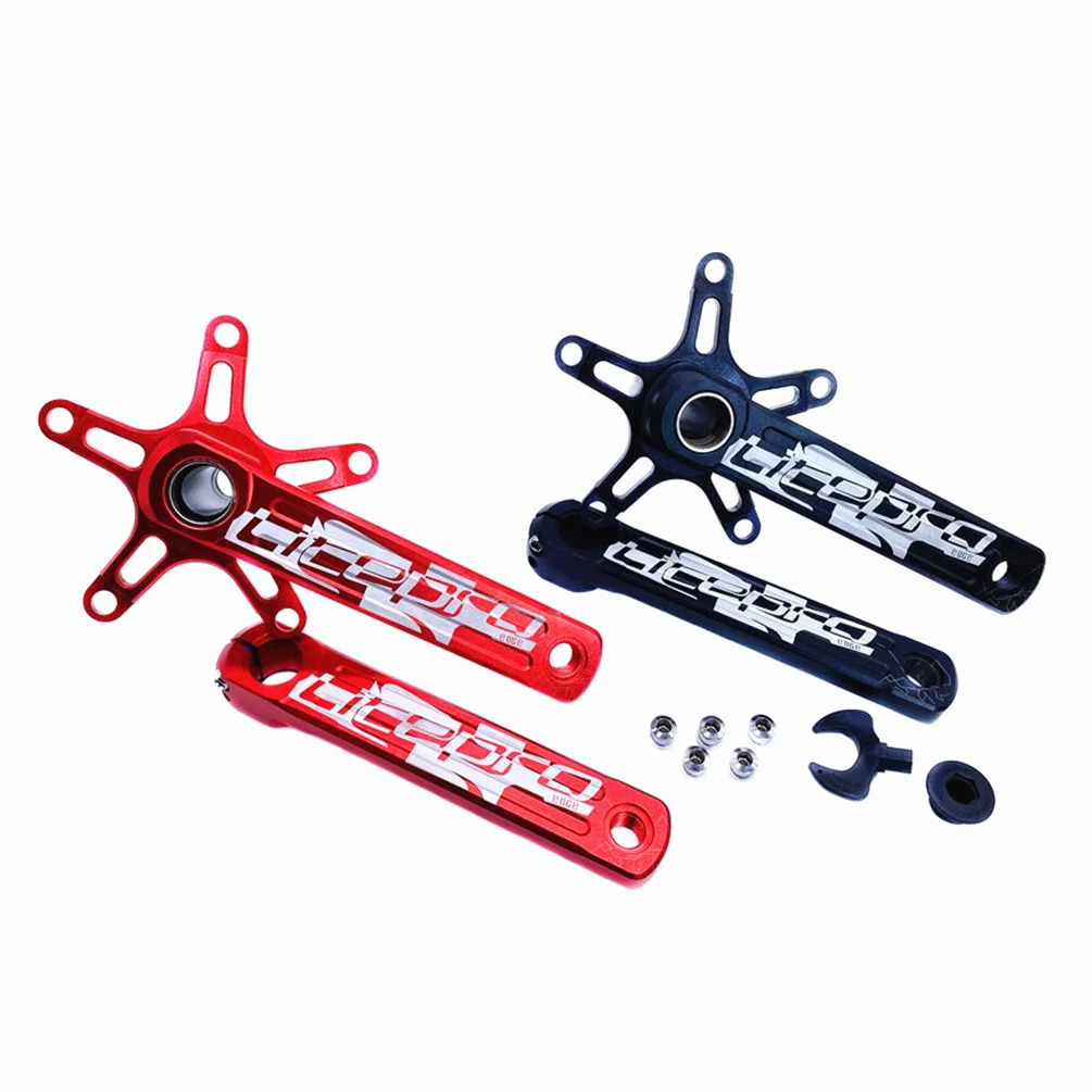 Litepro EDGE Integrated Hollow Folding Bike Crank 412 Modified 170MM Crankset BMX Bicycle Chainwheel Parts