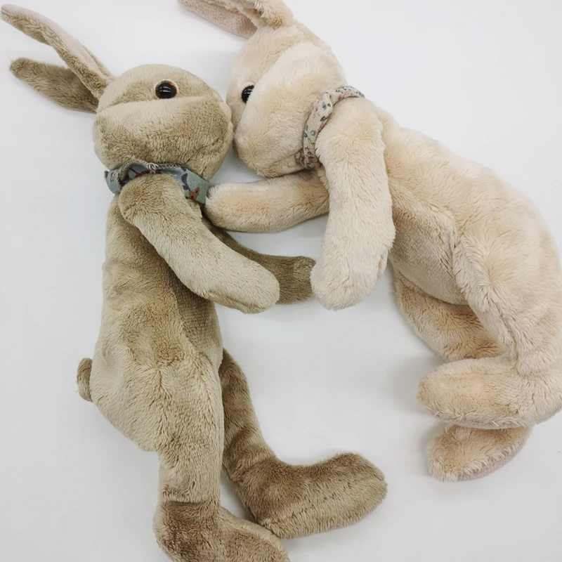 Medium Floppy Rabbit Plush Toy Animated Stuffed Animals for Easter Decorations Bunny Stuffed Animal Soft Toys Stitched Plush Toy