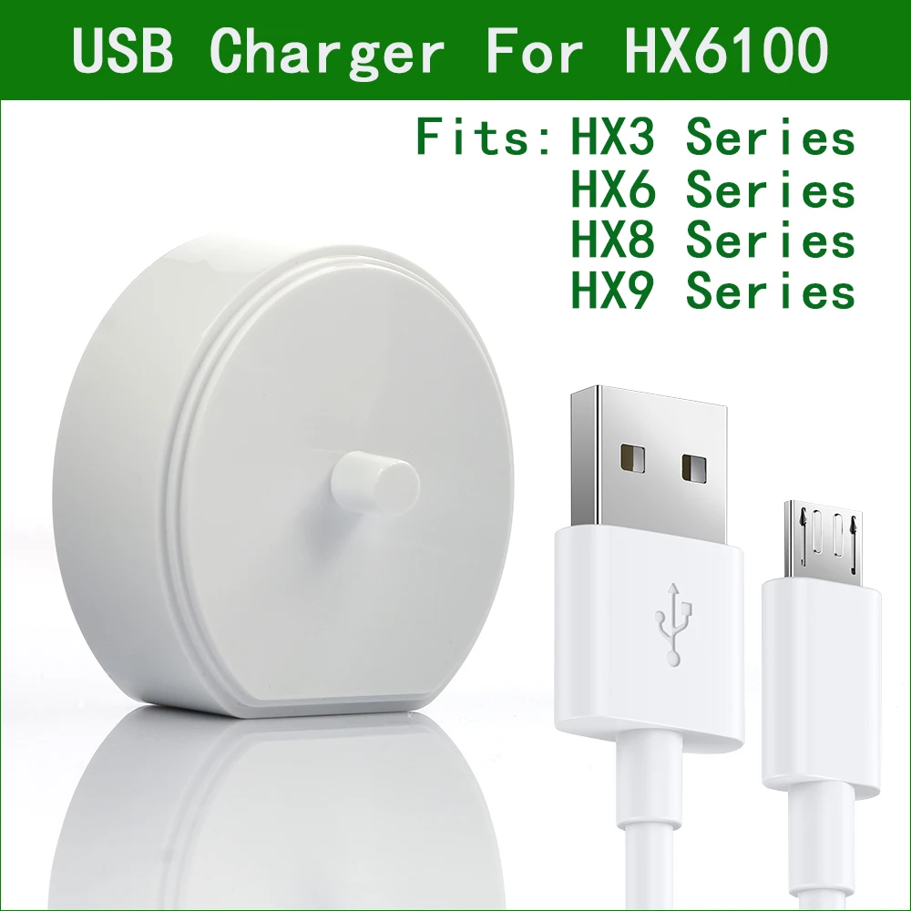 HX6100 5V USB Charger For Philips Sonicare Toothbrush HX8911 HX8918 HX8923 HX8962 HX8982 HX8910 HX9192 HX9195 HX6160 HX9180