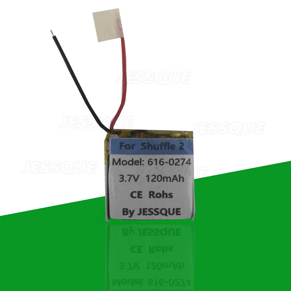 616-0274 120mAh Batterie Für Apple iPod shuffle 2nd Generation 2 Shuffle2 G2 G3 3 MP3 MP4 Batterie akkumulator AKKU