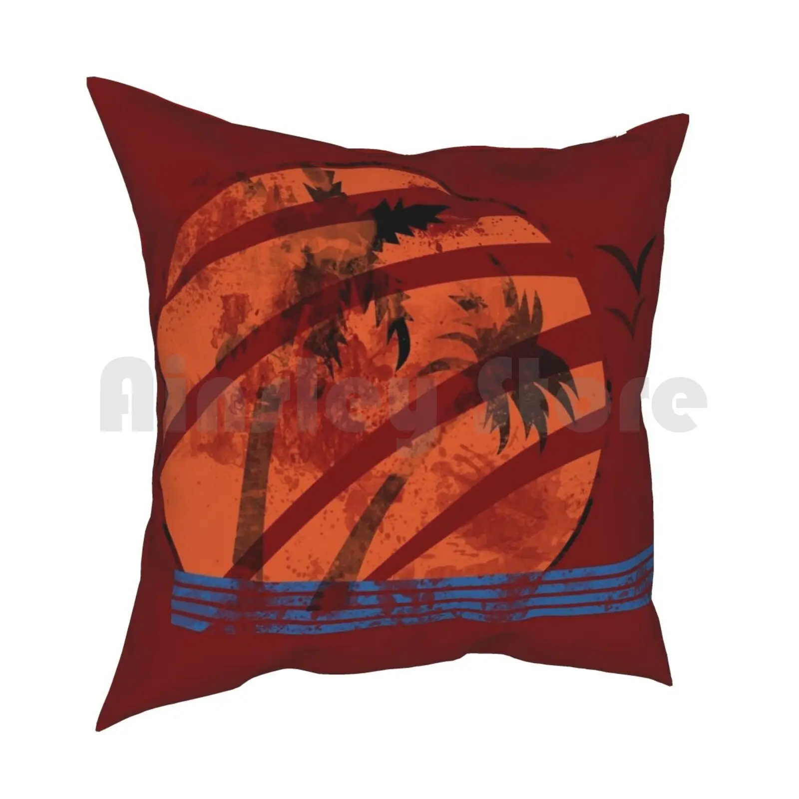 Scarred Sunset Pillow Case Printed Home Soft Throw Pillow The Last Of Us Ellies Ellie Tlou Naughty Dog Gaming Video