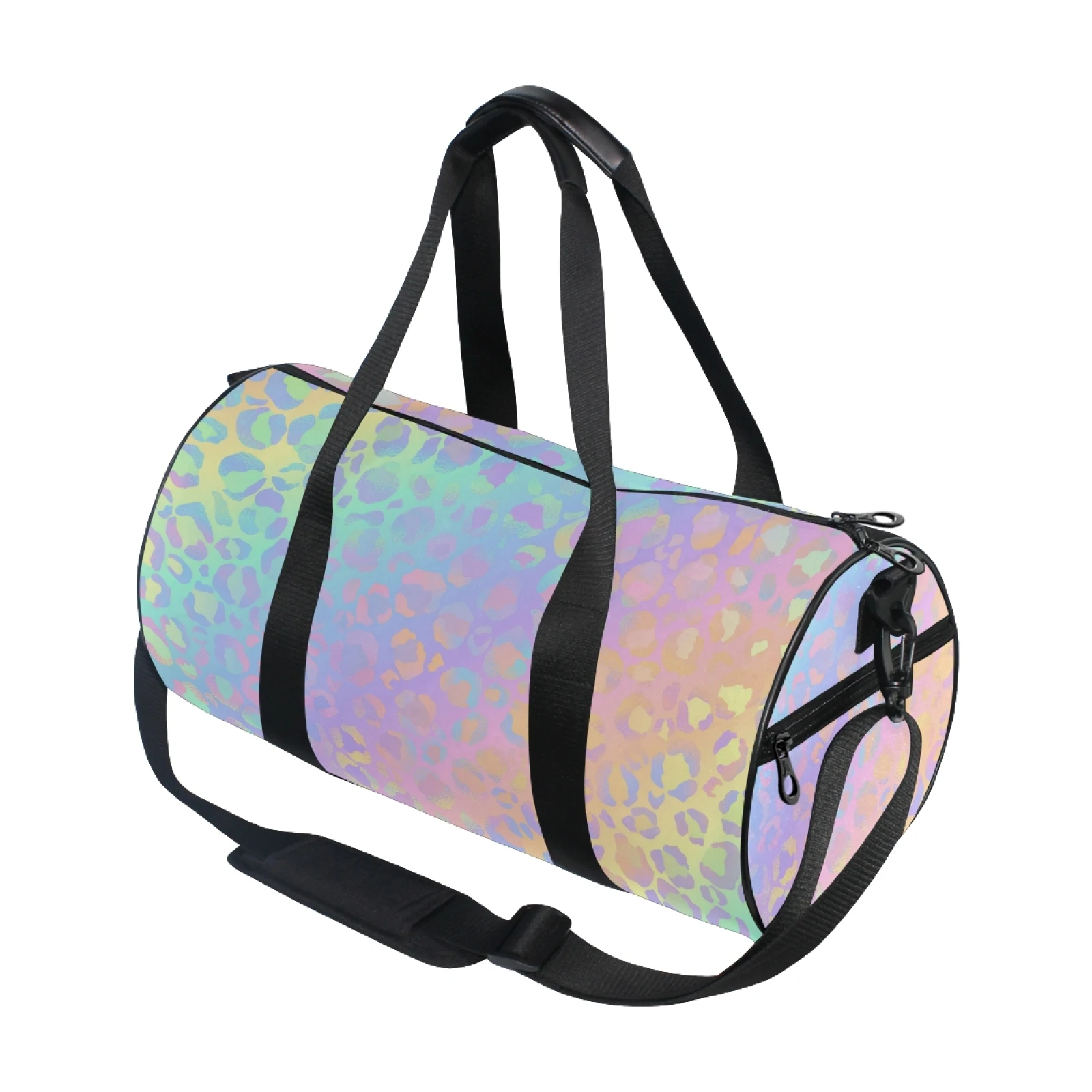 

Ladie Gym Bag Sports Fitness Handbag Rainbow Leopard Training Shoe Bag Travel Wet And Dry Yoga Mat Sac De Sport Mochila Sporttas