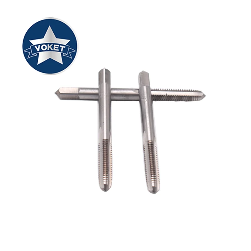 VOKET HSSE BA Tap Standard Straight groove Thread taps Hand Screw Hand Tap 1BA 2BA 3BA 4BA 5BA 6BA