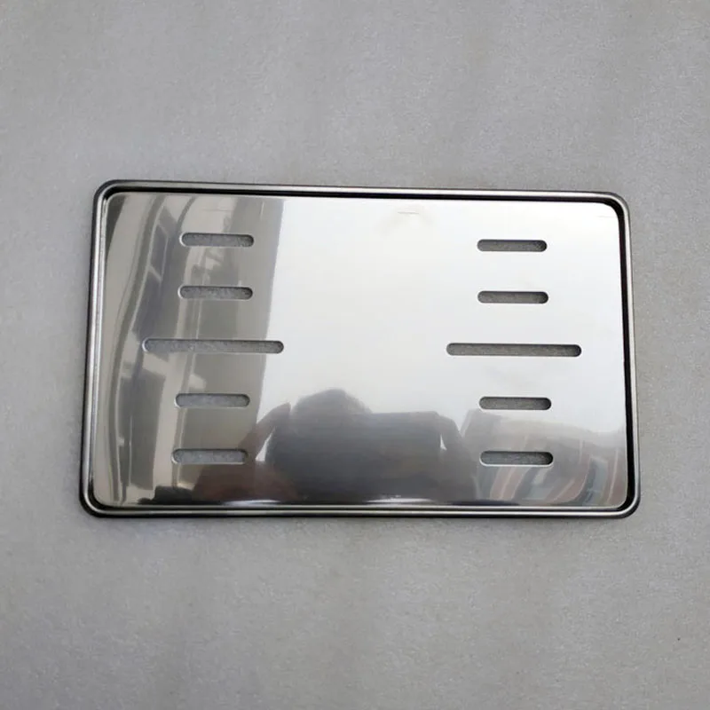 Suitable for Russian Metal License Plate Frame Plate Holder Number Frame Plate Cover License Plate 1 Pcs