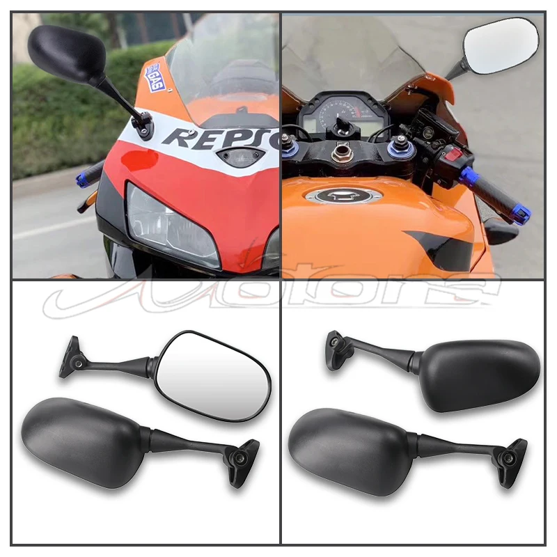 ホンダcbr600,cbr 600,f4,f4i,cbr600rr,f5,rc51,rvt1000r,rvt 1000r,vtr1000,cbr1000rr用バックミラー