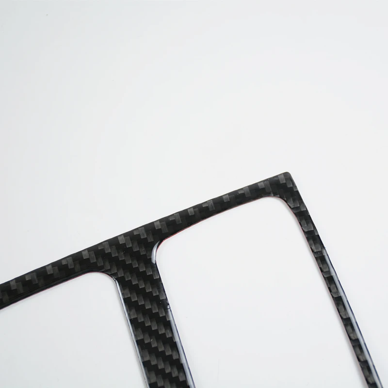 Rear Air Conditioner Outlet Decoration Frame Cover Trim Carbon Fiber For Audi A6 C7 A7 2012-18 Car Styling Interior Accessories