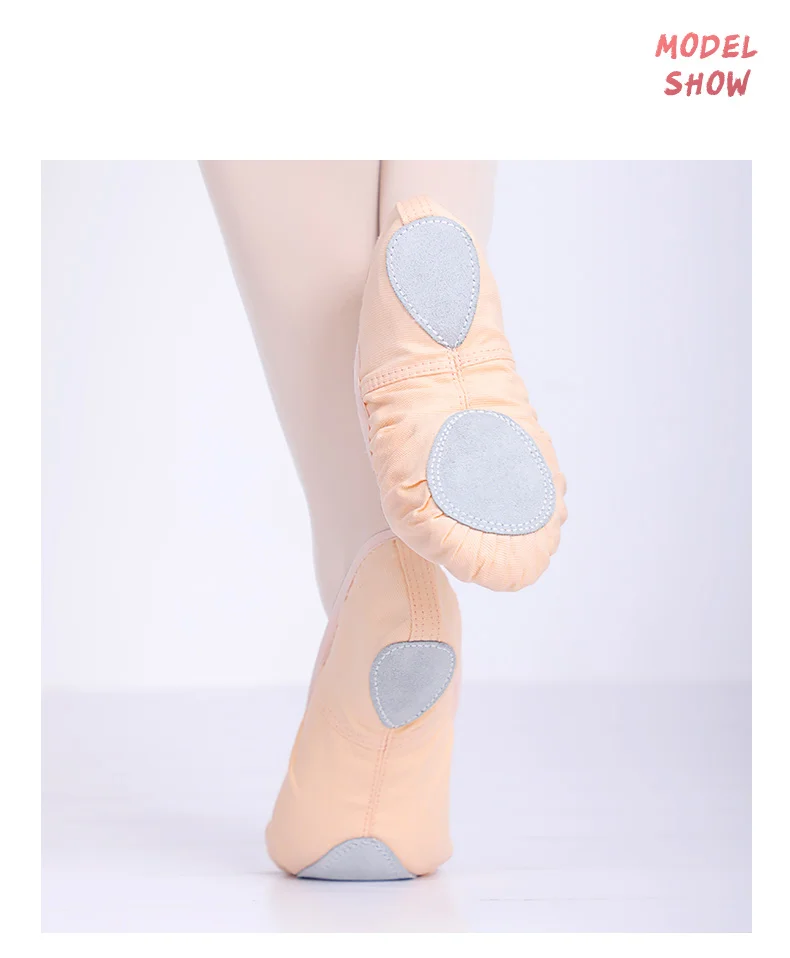 Frauen Ballett Schuhe Leinwand Mädchen Tanz Hausschuhe Split Sohle Gymnastik Yoga Tanzen Schuhe Kinder Erwachsene Ballerina Schuhe – Detail 5