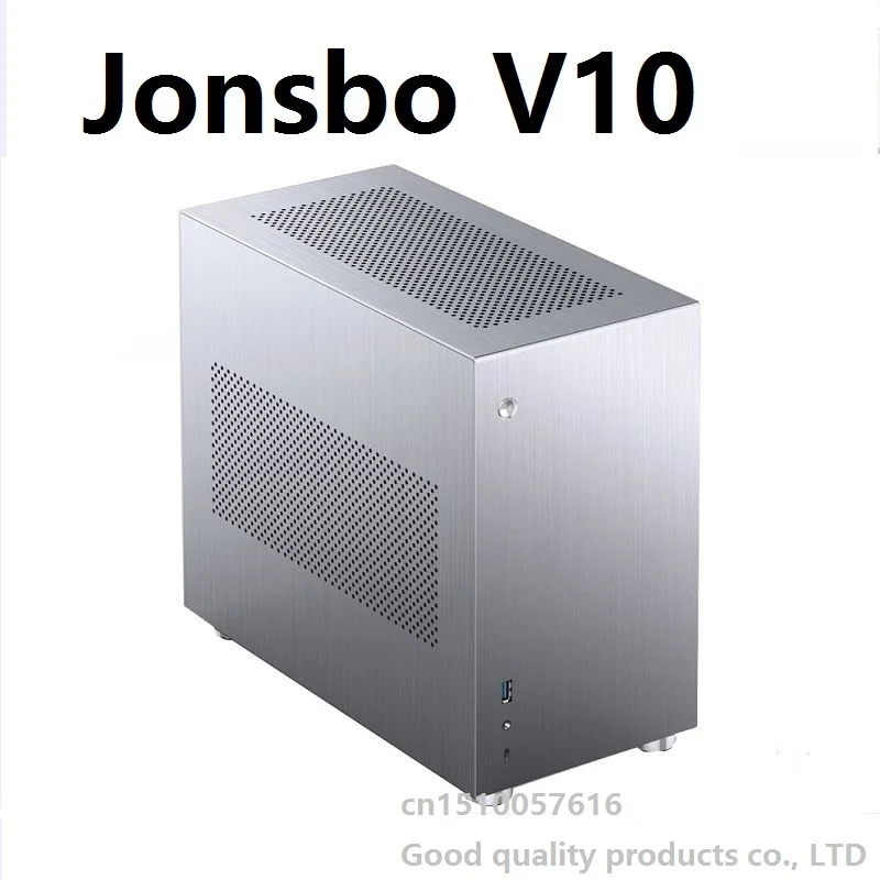 

JONSBO V10 Chassis Aluminum Compatible ITX Motherboard 240 Water-Cooled 330mm Graphics Cards Home Office Game PC Chassis