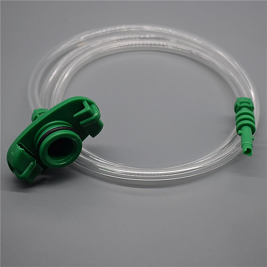 Dispenser connettore adesivi colle Dispenser liquido adattatore connettore tubo 30cc siringhe di erogazione tubo adattatore per barilotto di plastica