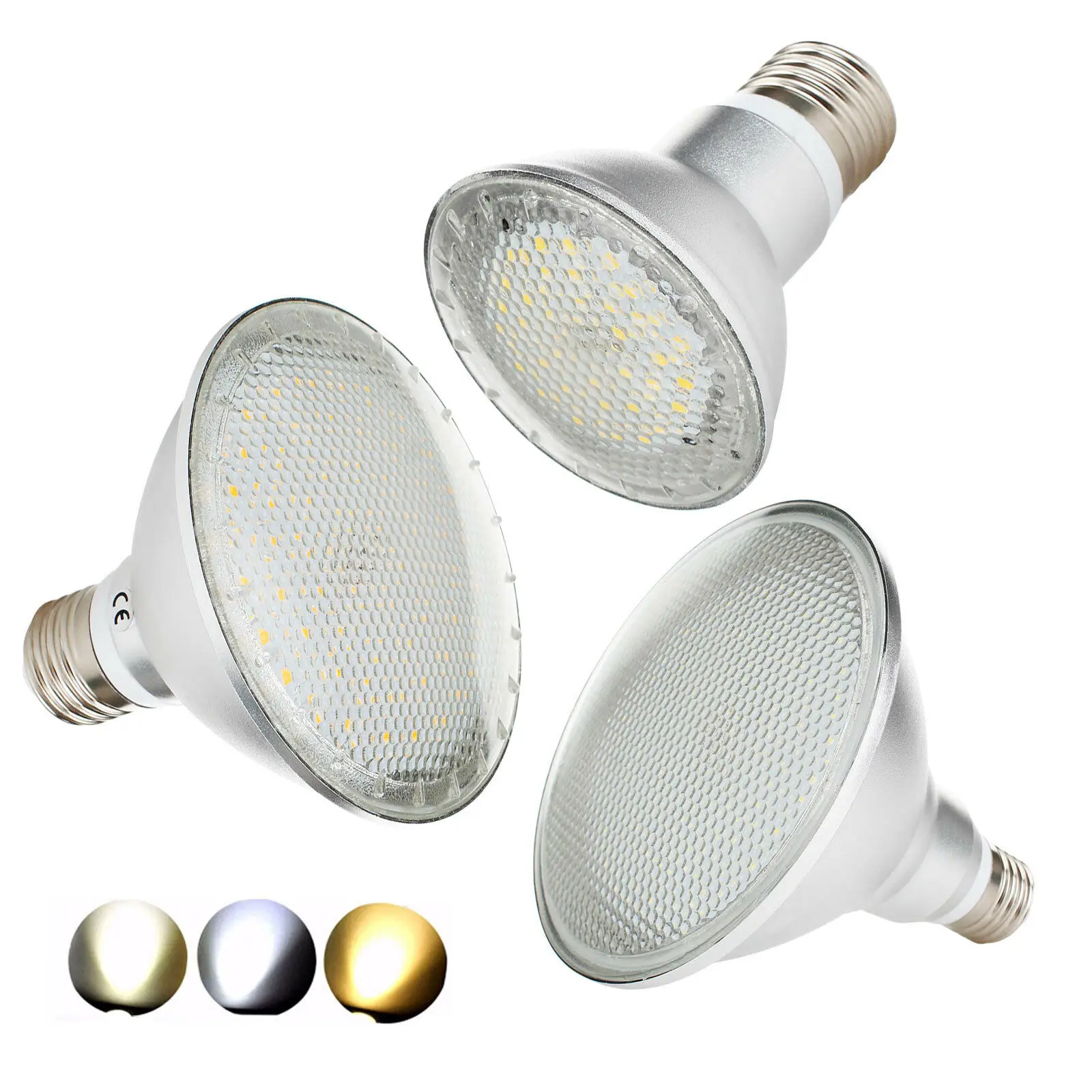 

110V E27 LED Ceiling Spot Lights Dimmable PAR20 PAR30 PAR38 COB LED Downlights 15W 25W 30W Energy Save Lamp