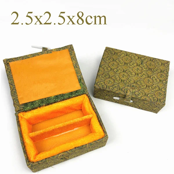 Name Stamp Storage Box Wood Stone Jade Seals Study Room Table Organizer Earrings Necklace Jewelry Gift Paper Boxes Chop Holder