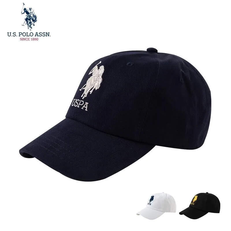 U.s. Polo Assn. New Cotton Embroidered Baseball Cap Lightweight Breathable Comfortable And Fashionable Men's And Women's Sun Hat