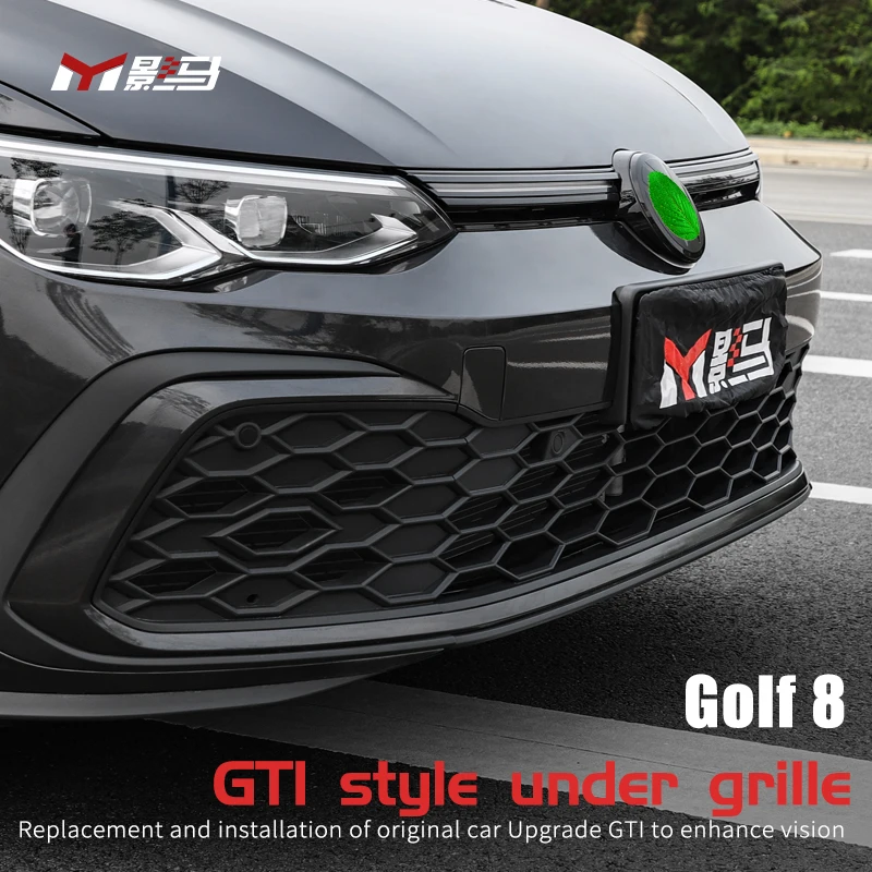

Обновленная Специальная модифицированная Нижняя решетка для Volkswagen Golf 8 поколения GTI, передняя Передняя балка, декоративные аксессуары