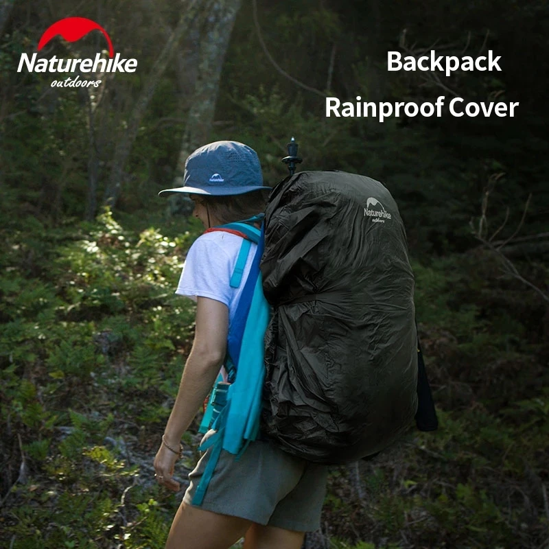 Naturehike Backpack Rainproof Cover Nylon Outdoor Riding Dustproof Waterproof Travel Hiking Backpacks Cover Trekking Travel