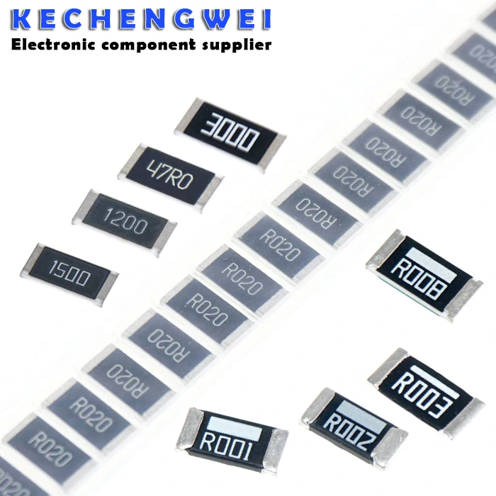 50 sztuk/partia 2512 SMD rezystor chipowy 5% 0R-1M R001 R010 R100 R020 1R 10R 100R 1K 10K 100K 1M ohm