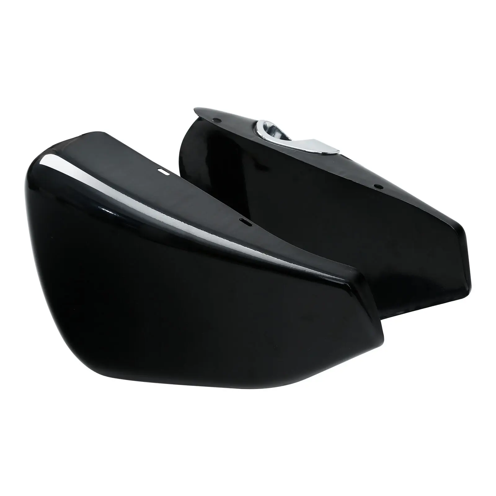Motorcycle Left Right Battery Cover With Clips For Harley Sportster XL883 XL1200 2014-2022