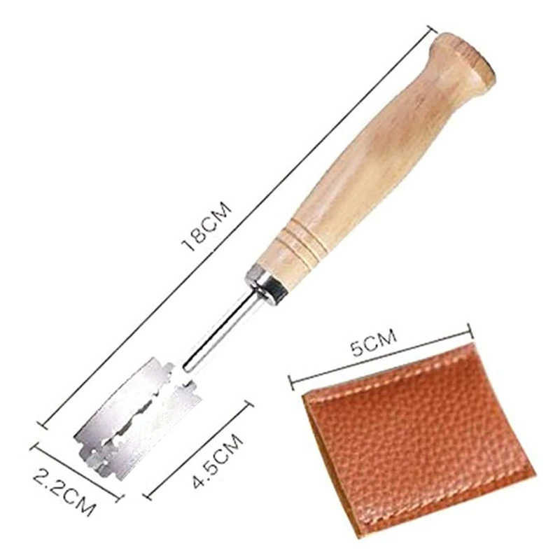 Baguette Bread Slicing Knife Practical European Bread Knife Cutting Tools Pastry Cutter with Carbon Steel Blade PP Shank