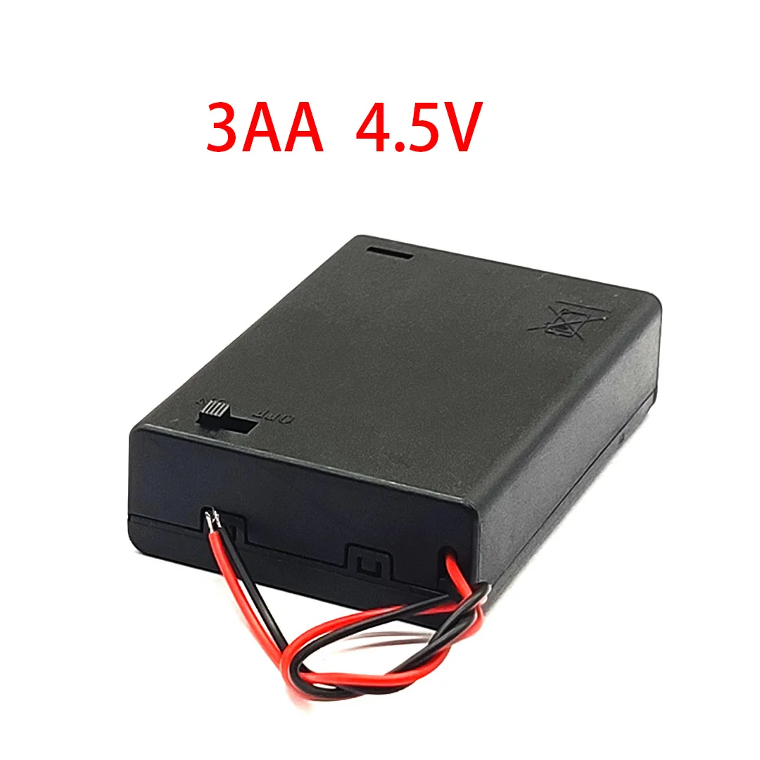 1/2/3/4 Slot AA Battery Case 1.5V/3V/4.5V/6V AA Battery Holder AA Box AA Battery Storage Case With Switch