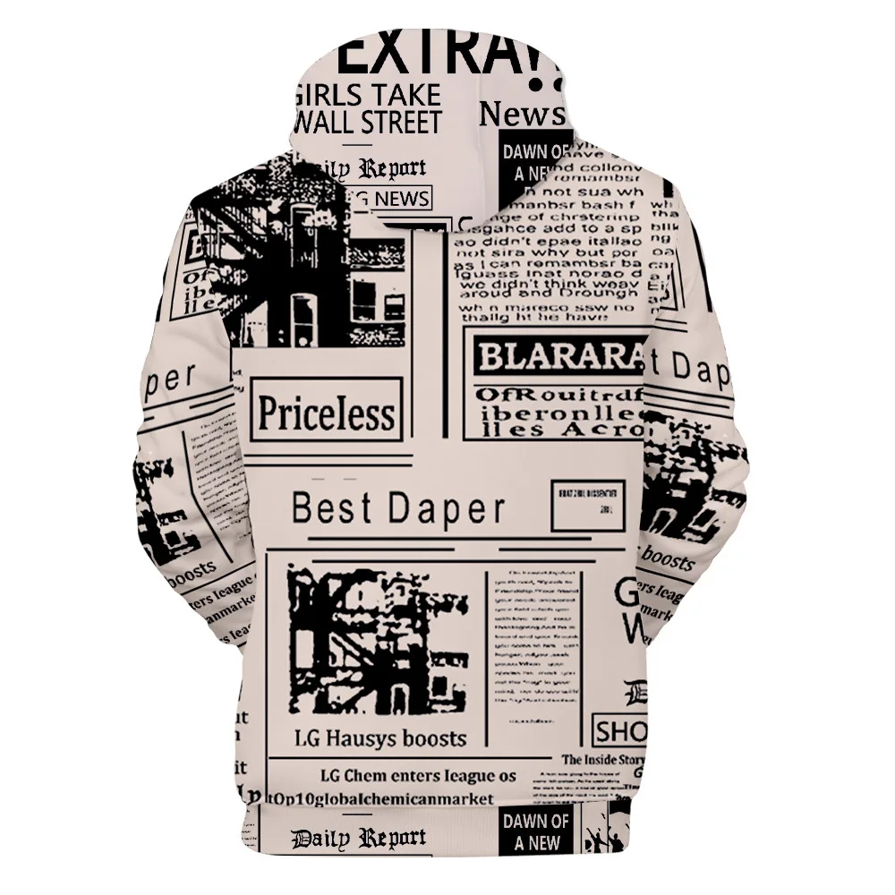 Sudadera con capucha para hombre y mujer, suéter con estampado 3D de texto, estilo Hip Hop, ropa de calle bonita, a la moda, 2021