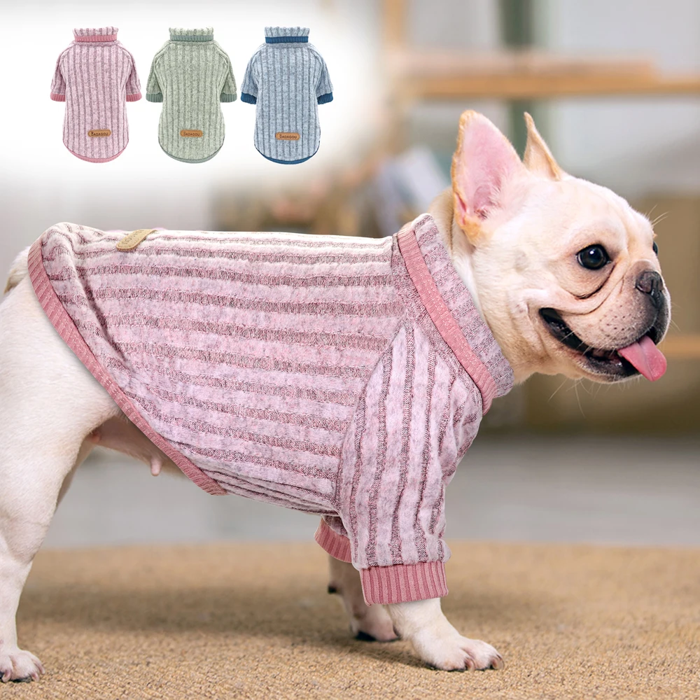 

Fashion Pet Clothes Warm Winter Puppy Kitten Sweater Soft Cat Knitted Coat Jacket Clothing for Chihuahua Small Medium Dogs S-2XL