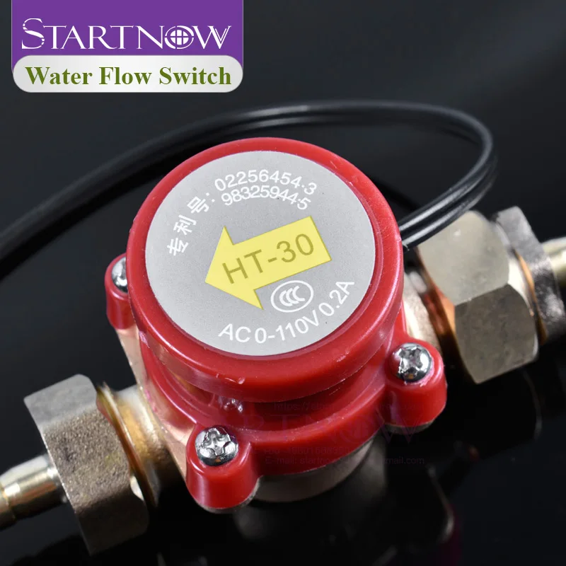 Startnow 6/8/10mm Nozzle Water Flow Sensor Switch Meter G1/2\